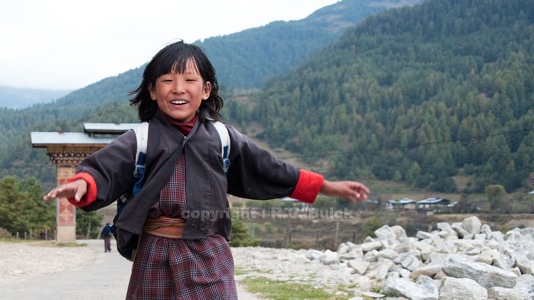 Bhutan, Kurjey Lhakhang in Jakar.    © R.V. Bulck