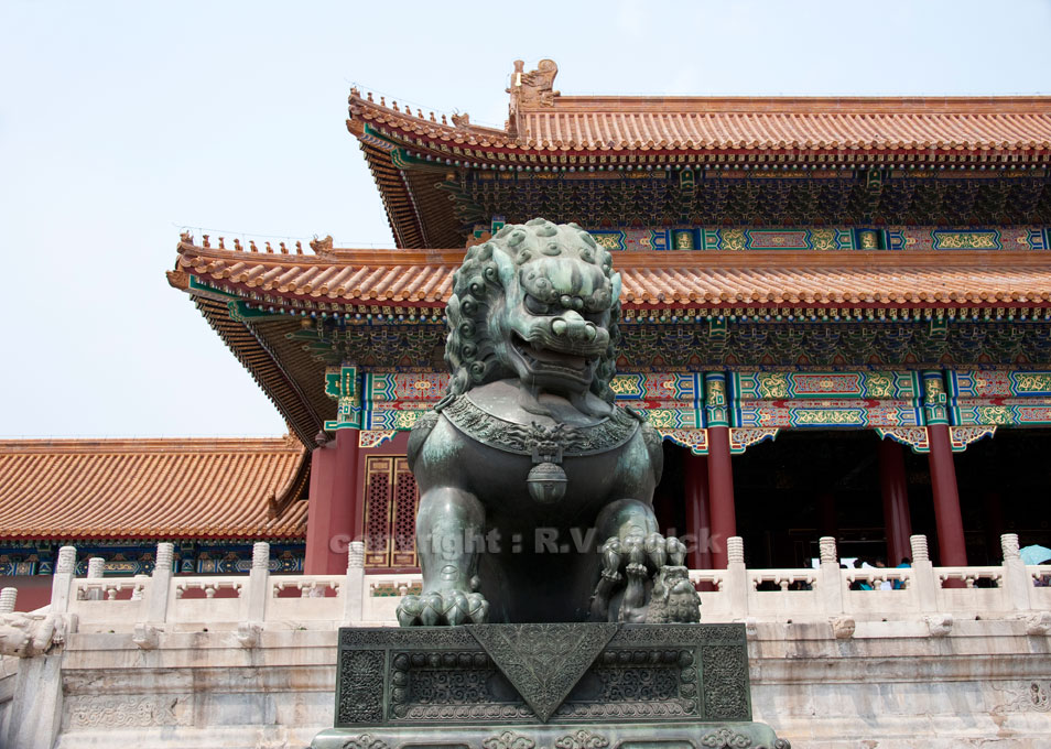 Shishi, Forbidden City, Beijing   ©  R.V. Bulck