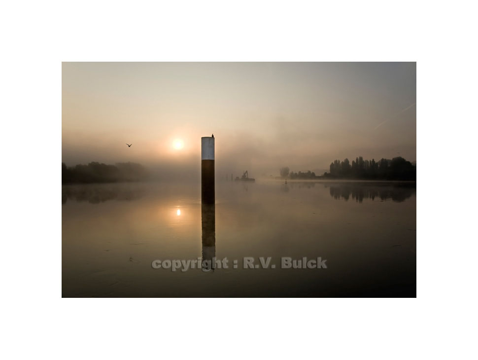 Belgium, Boom Rupel, Sunrise.   ©  R.V. Bulck