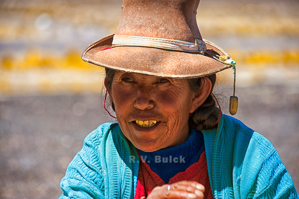 Woman  from the Peruvian Altiplano.