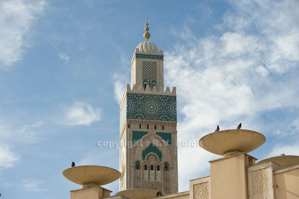 Morocco, Casablanca, Hassan-II Mosque.  © R.V. Bulck