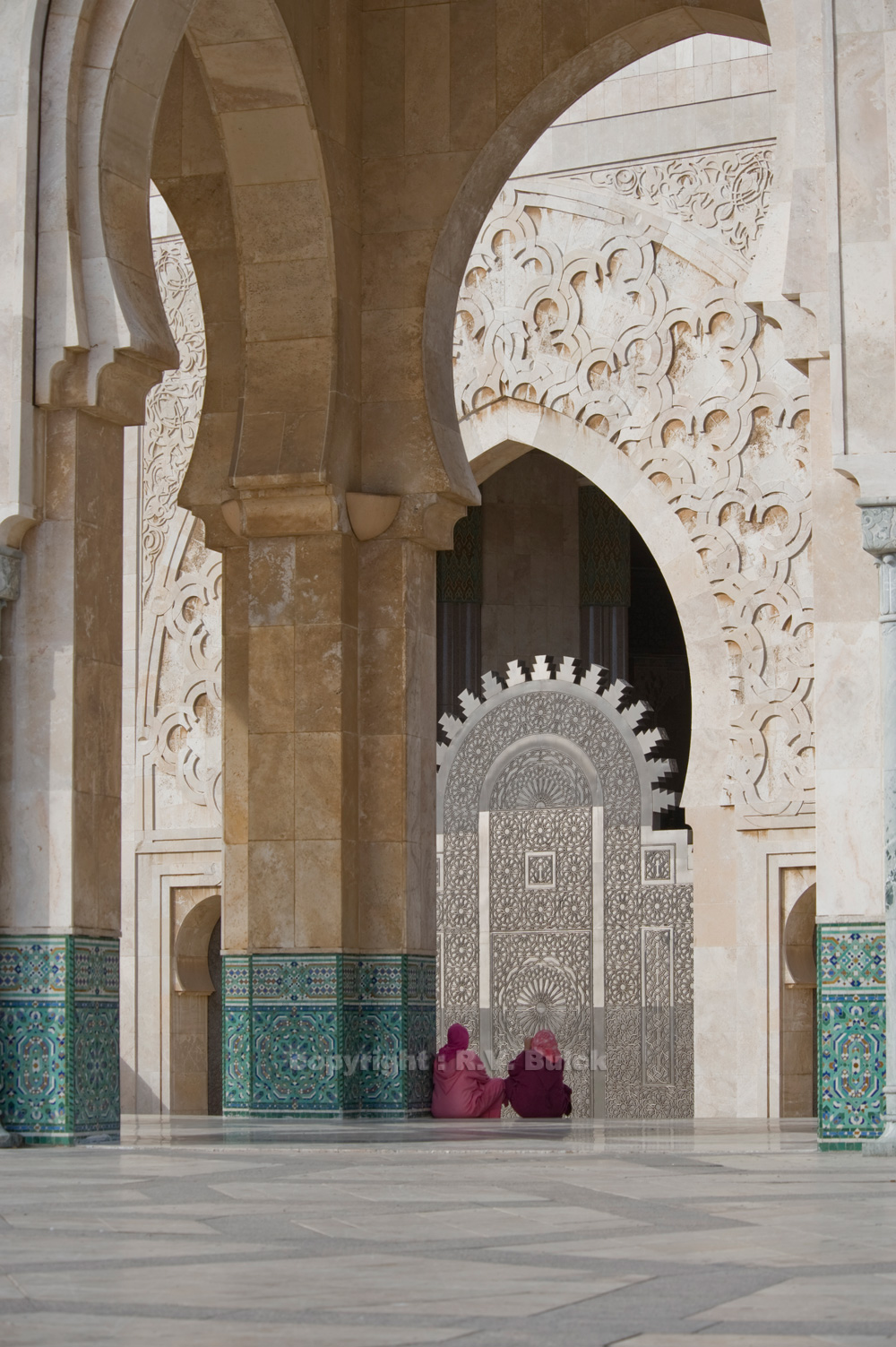 Morocco, Casablanca, Hassan-II Mosque.  © R.V. Bulck